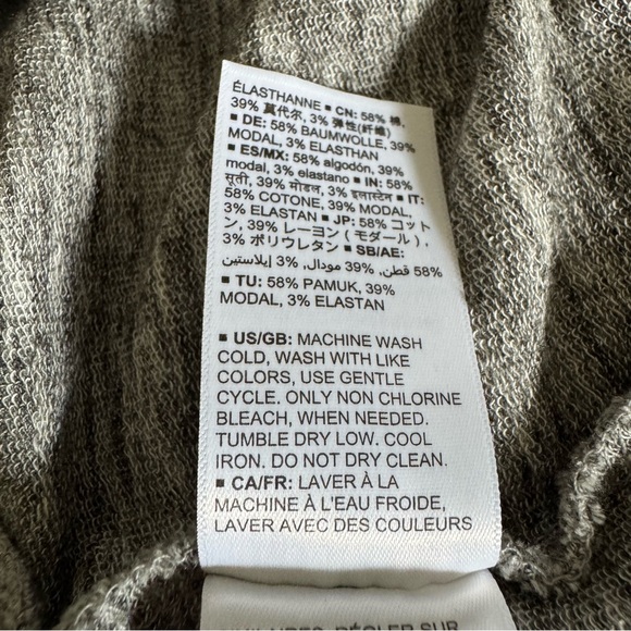 Daily Ritual Heather Gray Mini Dress, XS - Picture 11 of 12